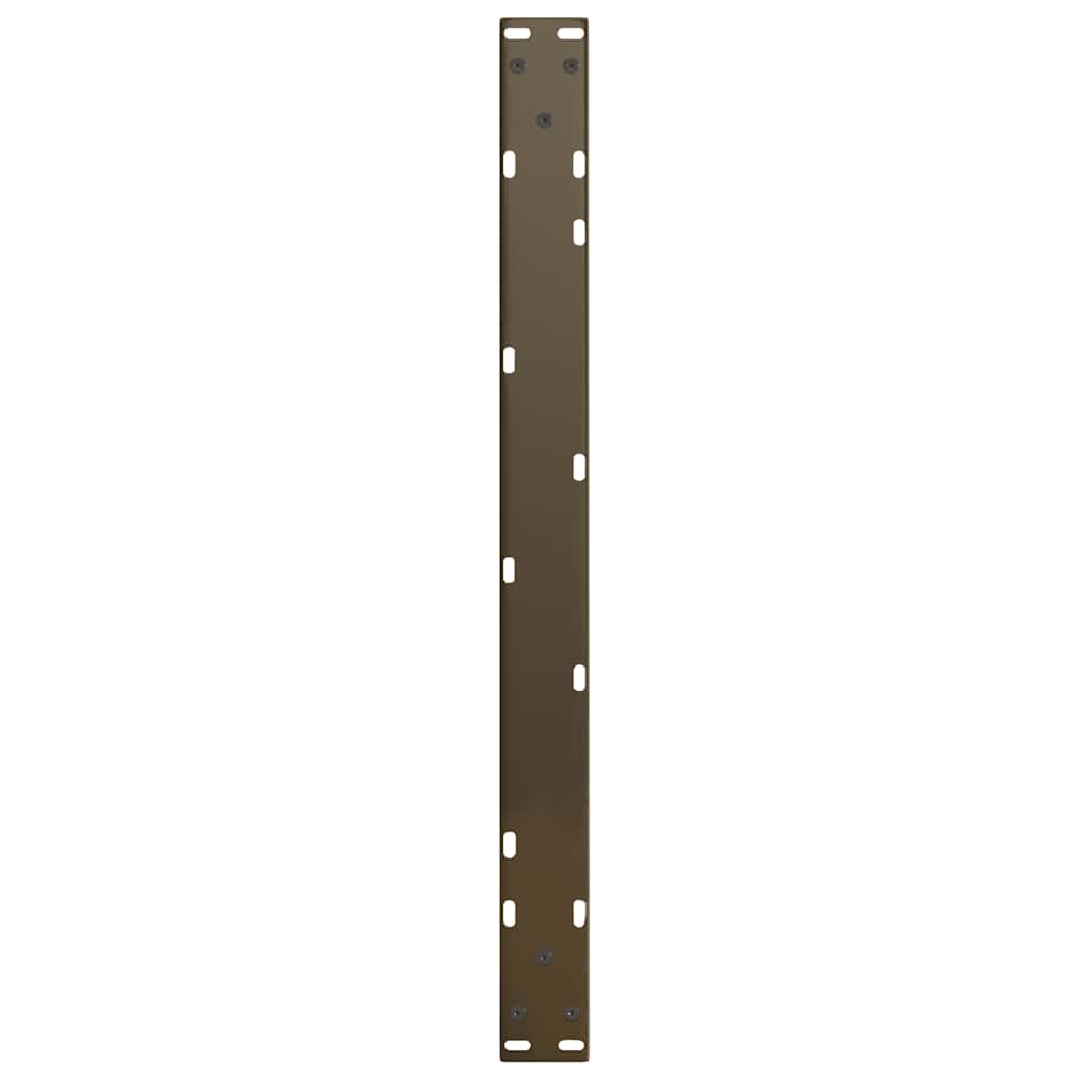 vidaXL Couchtischbeine V-Form 2 Stück Naturstahl 70x(42-43,3) cm Stahl
