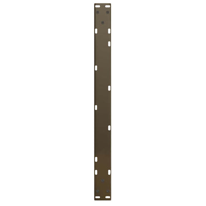 vidaXL Couchtischbeine V-Form 2 Stück Naturstahl 70x(42-43,3) cm Stahl