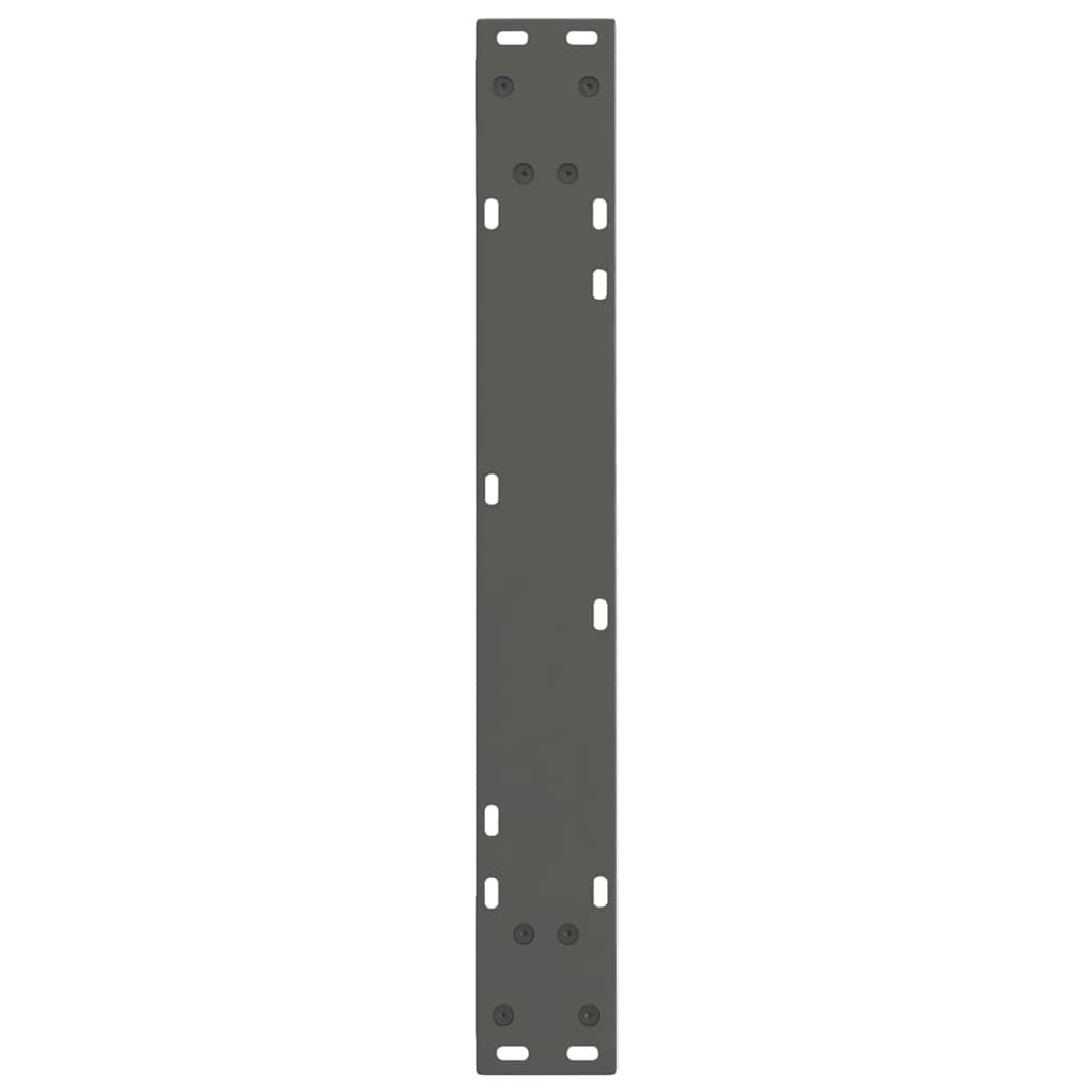 vidaXL Pieds de table à manger en V 2 pcs Anthracite 60x(72-73,3) cm Acier