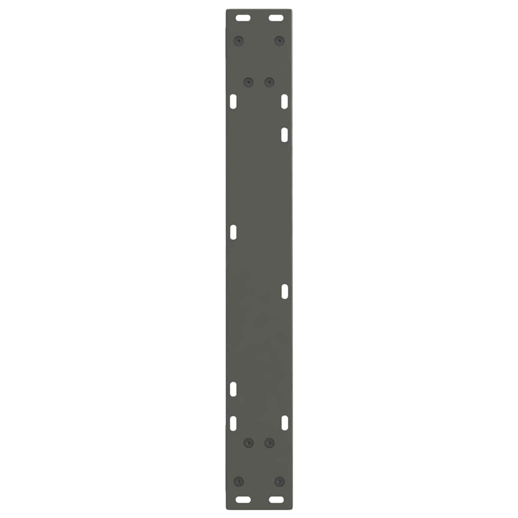 vidaXL Pieds de table à manger en V 2 pcs Anthracite 70x(72-73,3) cm Acier