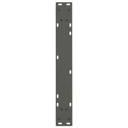 vidaXL Pieds de table à manger en V 2 pcs Anthracite 70x(72-73,3) cm Acier
