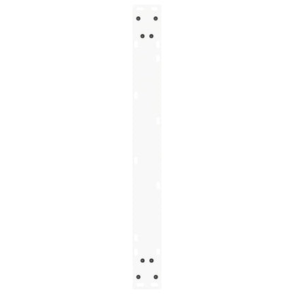 vidaXL Esstisch Beine V-Form 2 Stück Weiß 80x(72-73,3) cm Stahl