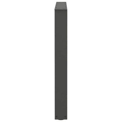 vidaXL Esstisch Beine V-Form 2 Stück Anthrazit 80x(72-73,3) cm Stahl