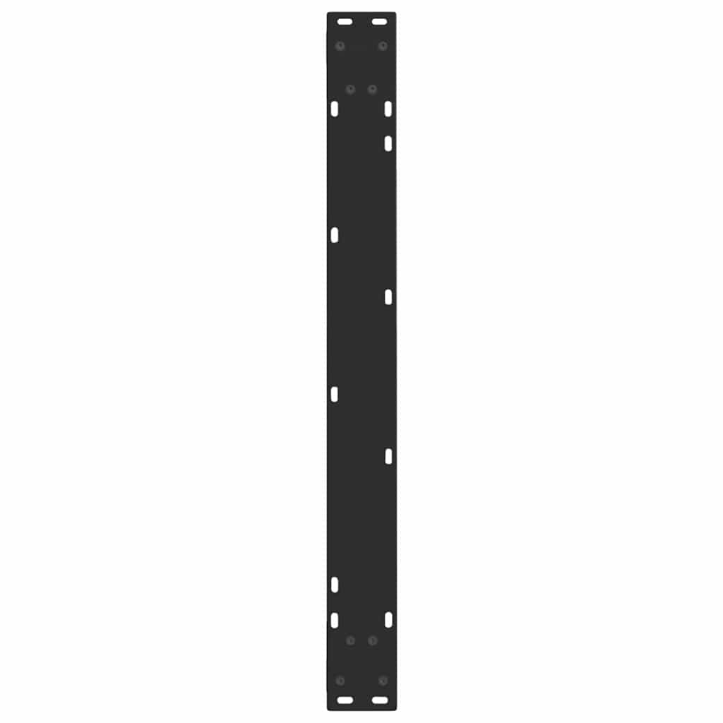 vidaXL Esstisch Beine V-Form 2 Stück Schwarz 90x(72-73,3) cm Stahl