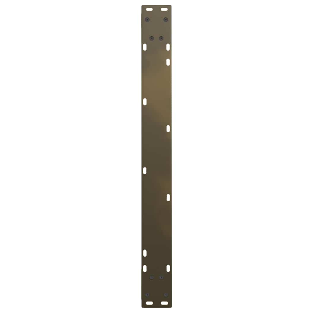 vidaXL Esstisch Beine V-Form 2 Stück Naturstahl 90x(72-73,3) cm Stahl