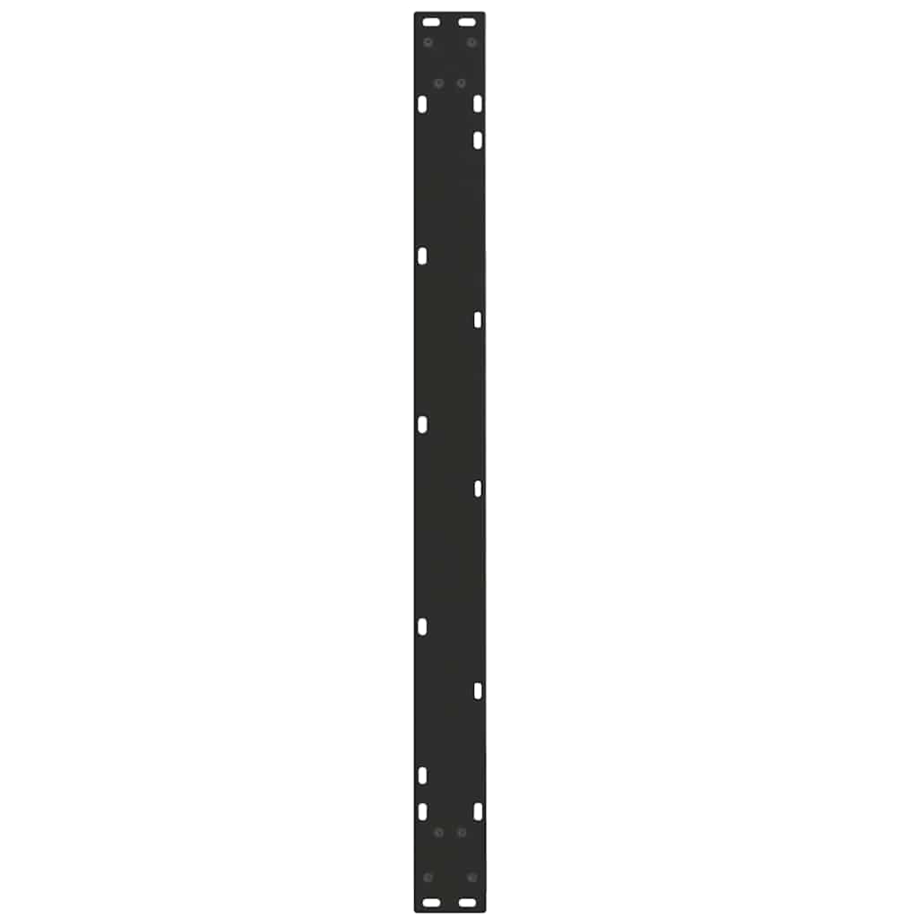 vidaXL Esstisch Beine V-Form 2 Stück Schwarz 100x(72-73,3) cm Stahl
