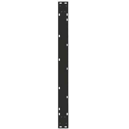 vidaXL Esstisch Beine V-Form 2 Stück Schwarz 100x(72-73,3) cm Stahl