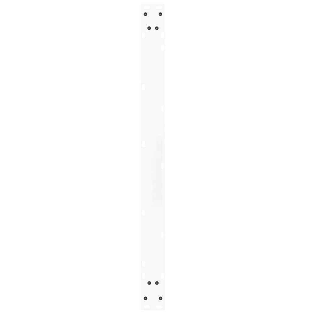vidaXL Esstischbeine V-Form 2 Stück Weiß 100x(72-73,3) cm Stahl