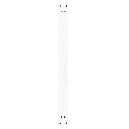 vidaXL Esstischbeine V-Form 2 Stück Weiß 100x(72-73,3) cm Stahl