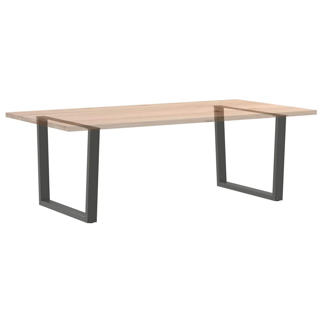 vidaXL Esstisch Beine V-Form 2 Stück Anthrazit 100x(72-73,3) cm Stahl