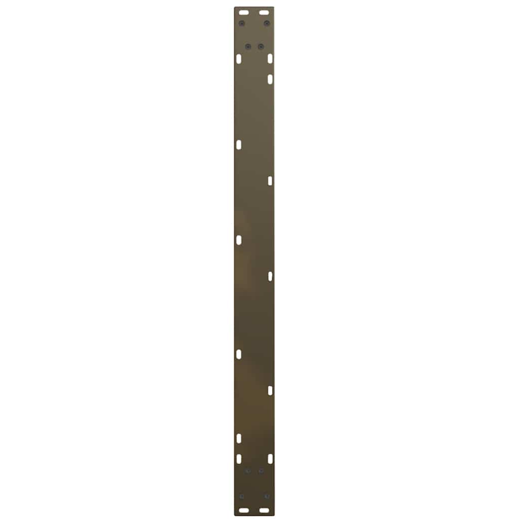 vidaXL Esstischbeine V-Form 2 Stück Naturstahl 100x(72-73,3) cm Stahl