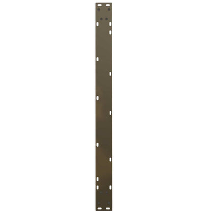 vidaXL Esstischbeine V-Form 2 Stück Naturstahl 100x(72-73,3) cm Stahl