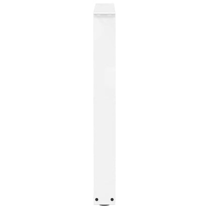 vidaXL Esstisch Beine V-Form 3 Stück Weiß 70x(72-73,3) cm Stahl
