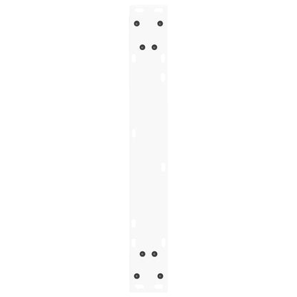 vidaXL Esstisch Beine V-Form 3 Stück Weiß 70x(72-73,3) cm Stahl