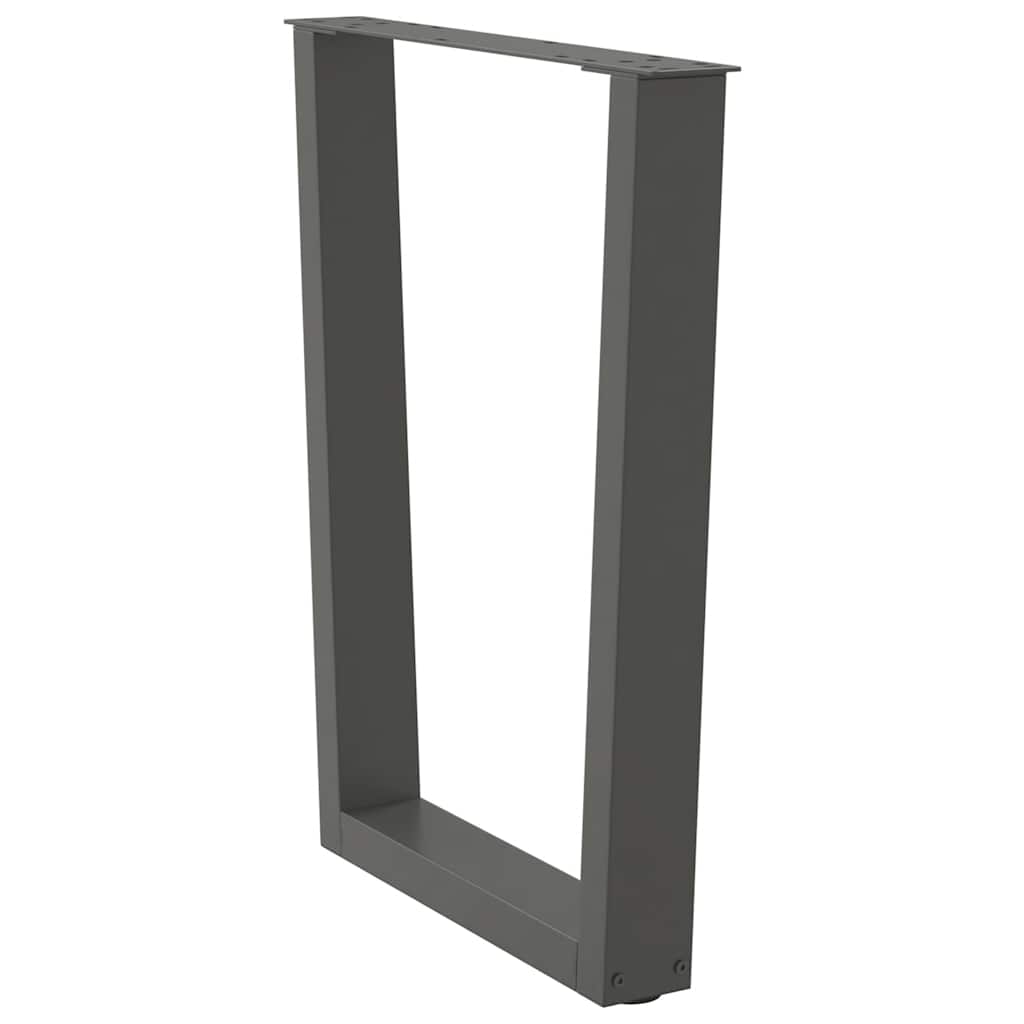 vidaXL Esstisch Beine V-Form 3 Stück Anthrazit 70x(72-73,3) cm Stahl