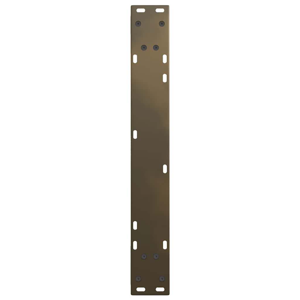 vidaXL Esstischbeine V-Form 3 Stück Naturstahl 70x(72-73,3) cm Stahl