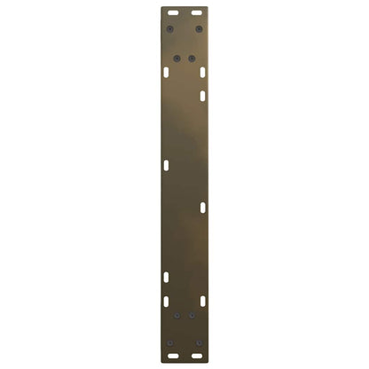 vidaXL Esstischbeine V-Form 3 Stück Naturstahl 70x(72-73,3) cm Stahl