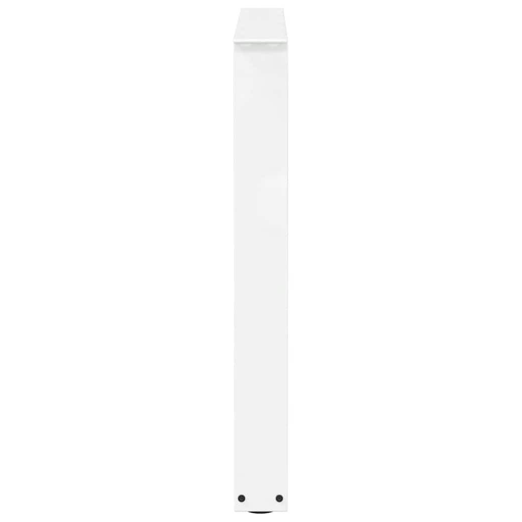 vidaXL Esstisch Beine V-Form 3 Stück Weiß 80x(72-73,3) cm Stahl
