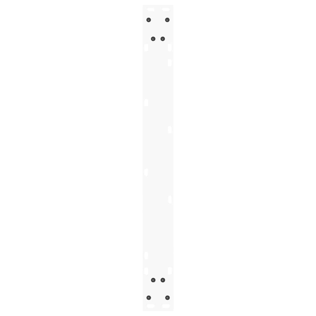 vidaXL Esstisch Beine V-Form 3 Stück Weiß 80x(72-73,3) cm Stahl