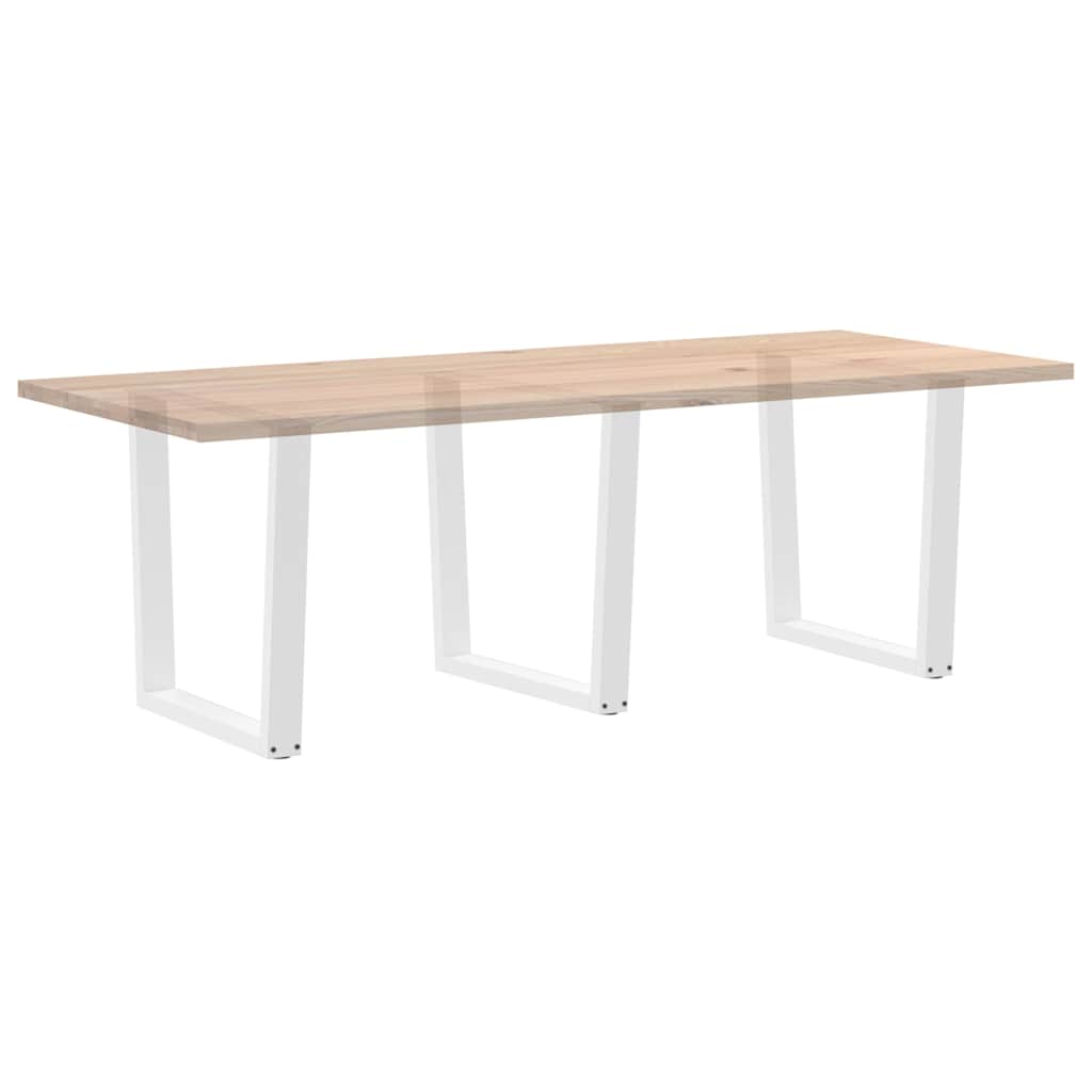 vidaXL Esstisch Beine V-Form 3 Stück Weiß 80x(72-73,3) cm Stahl
