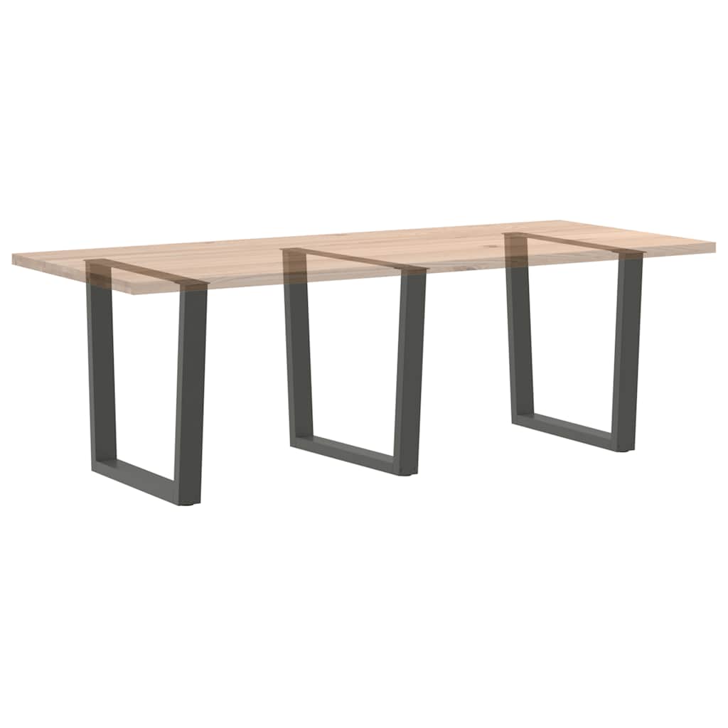 vidaXL Esstisch Beine V-Form 3 Stück Anthrazit 90x(72-73,3) cm Stahl