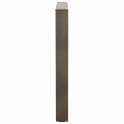 vidaXL Esstisch Beine V-Form 3 Stück Naturstahl 90x(72-73,3) cm Stahl
