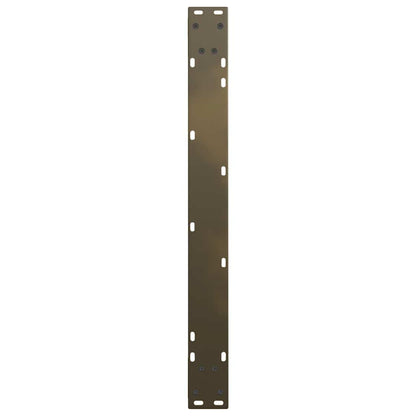 vidaXL Esstisch Beine V-Form 3 Stück Naturstahl 90x(72-73,3) cm Stahl