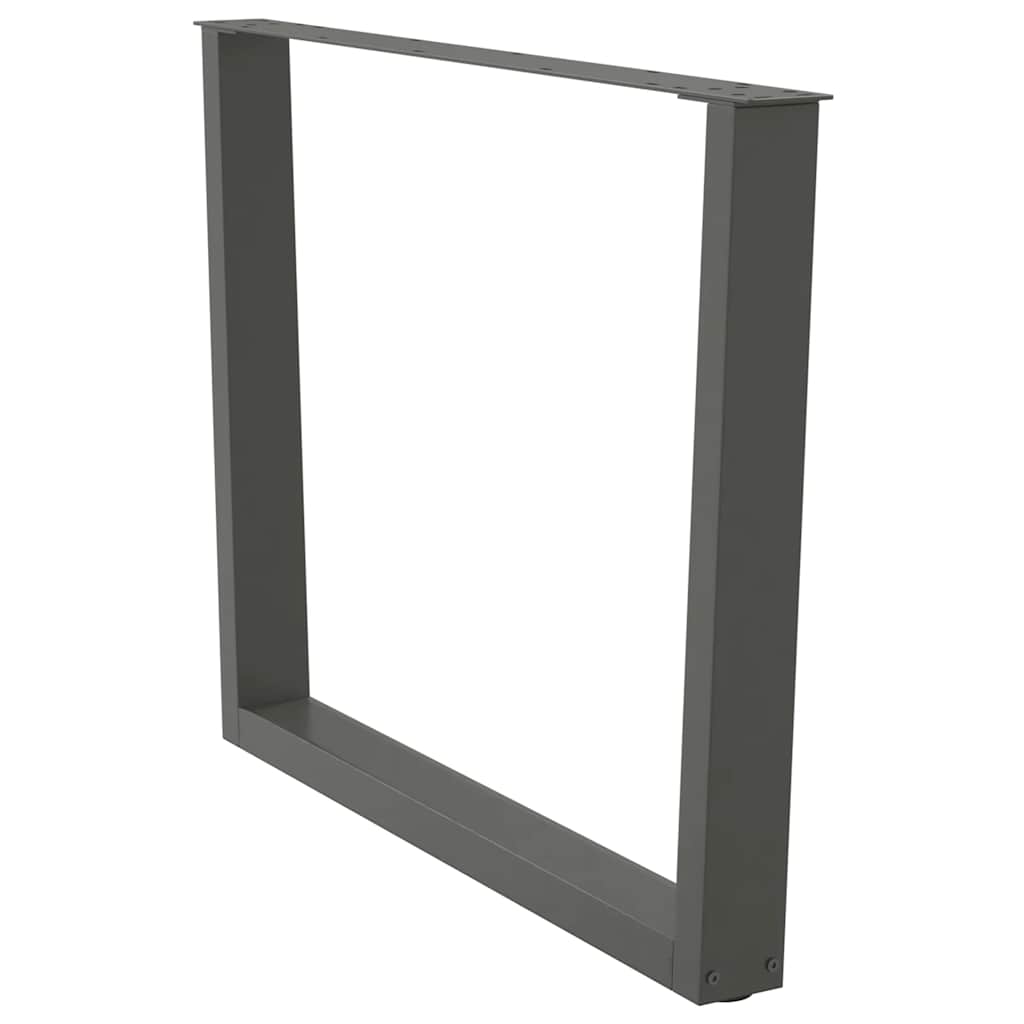 vidaXL Esstisch Beine V-Form 3 Stück Anthrazit 100x(72-73,3) cm Stahl