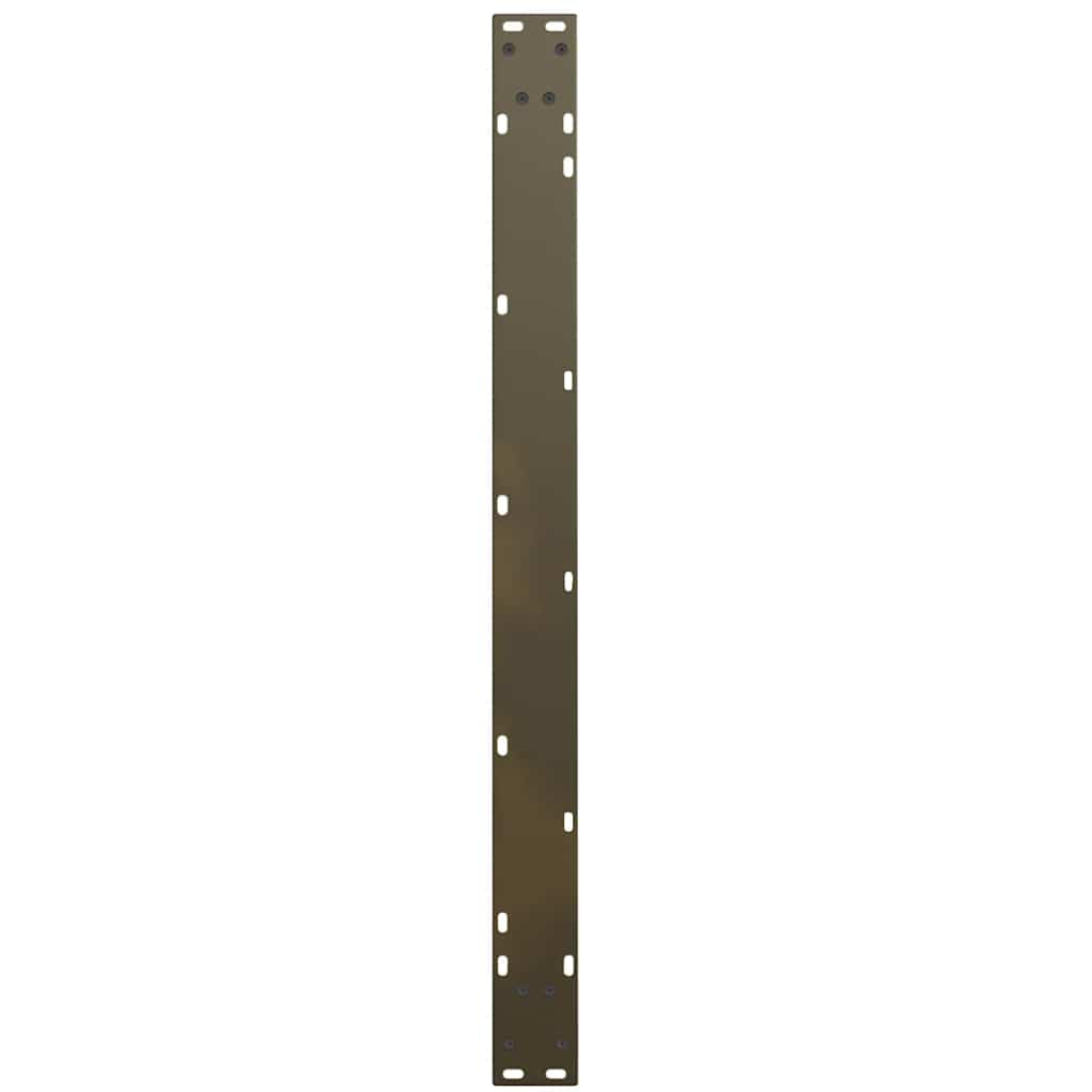vidaXL Esstischbeine V-Form 3 Stück Naturstahl 100x(72-73,3) cm Stahl