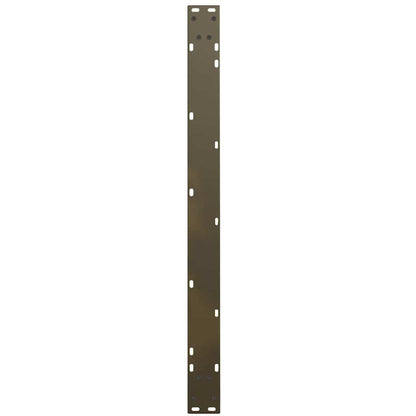 vidaXL Esstischbeine V-Form 3 Stück Naturstahl 100x(72-73,3) cm Stahl