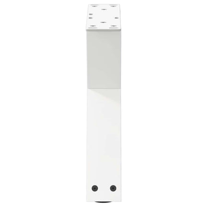 vidaXL Couchtischbeine 2 Stk. Weiß 30x(30-31,3) cm Stahl