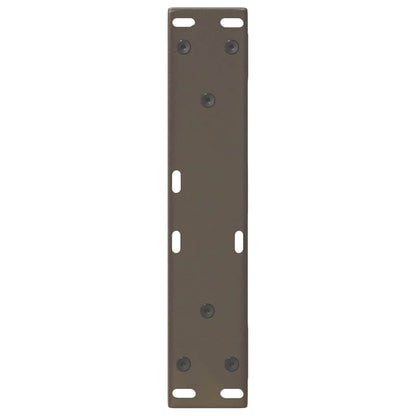vidaXL Couchtischbeine 2 Stk. Naturstahl 30x(30-31,3) cm Stahl