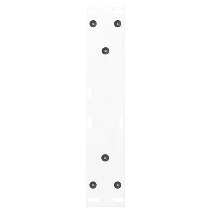 vidaXL Couchtischbeine 2 Stk. Weiß 40x(30-31,3) cm Stahl
