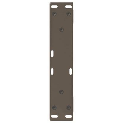 vidaXL Couchtischbeine 2 Stk. Naturstahl 40x(30-31,3) cm Stahl