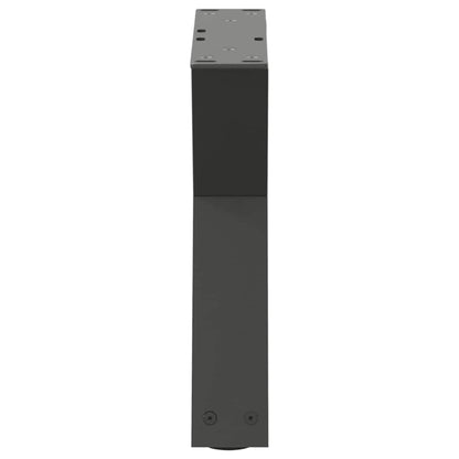 vidaXL Couchtischbeine 2 Stk. Anthrazit 60x(30-31,3) cm Stahl