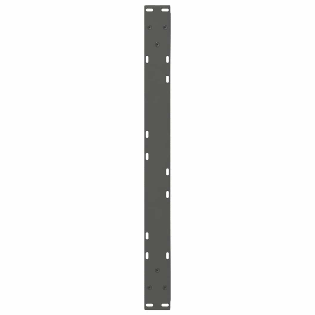 vidaXL Couchtischbeine 2 Stk. Anthrazit 70x(30-31,3) cm Stahl