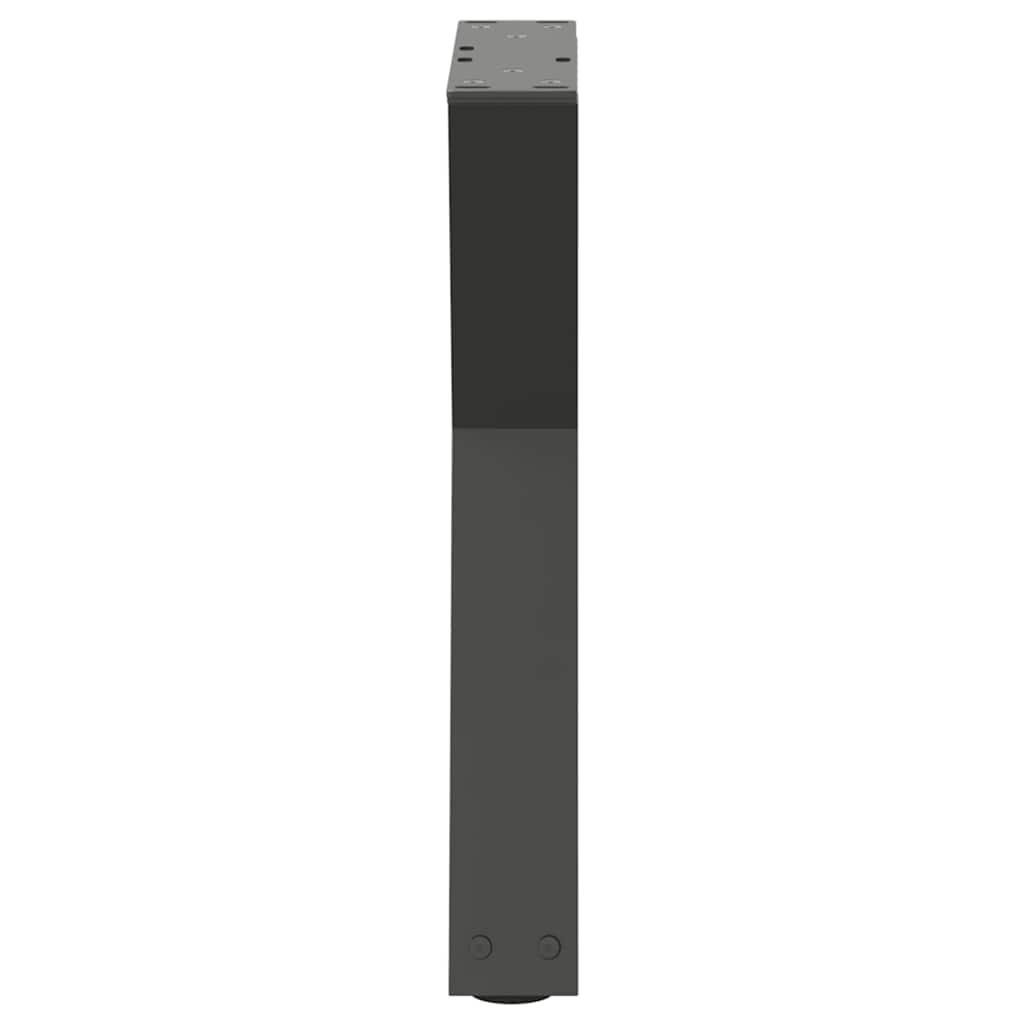 vidaXL Couchtischbeine 2 Stk. Anthrazit 28x(42-43,3) cm Stahl