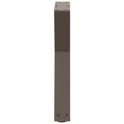 vidaXL Couchtischbeine 2 Stk. Naturstahl 28x(42-43,3) cm Stahl