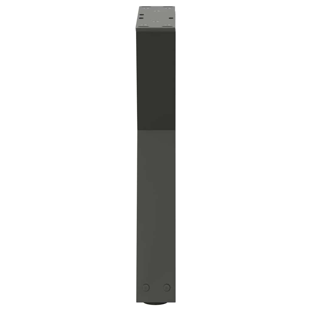 vidaXL Couchtischbeine 2 Stk. Anthrazit 38x(42-43,3) cm Stahl