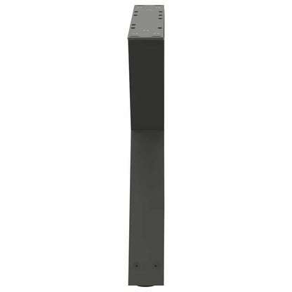 vidaXL Couchtischbeine 2 Stk. Anthrazit 50x(42-43,3) cm Stahl