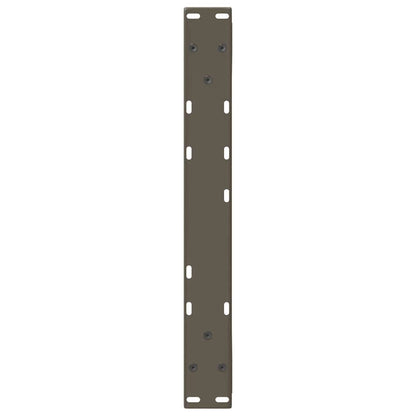 vidaXL Couchtischbeine 2 Stk. Naturstahl 50x(42-43,3) cm Stahl