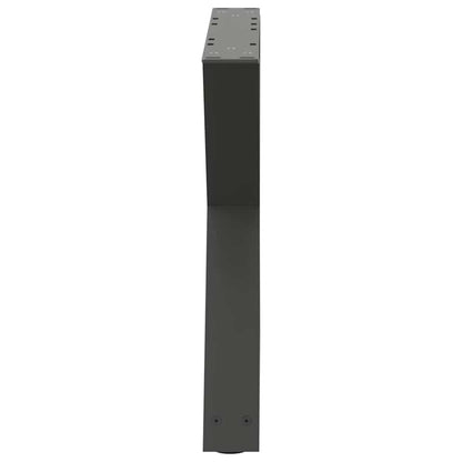 vidaXL Couchtischbeine 2 Stk. Anthrazit 60x(42-43,3) cm Stahl