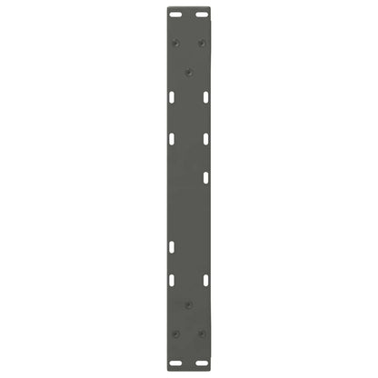 vidaXL Couchtischbeine 2 Stk. Anthrazit 60x(42-43,3) cm Stahl