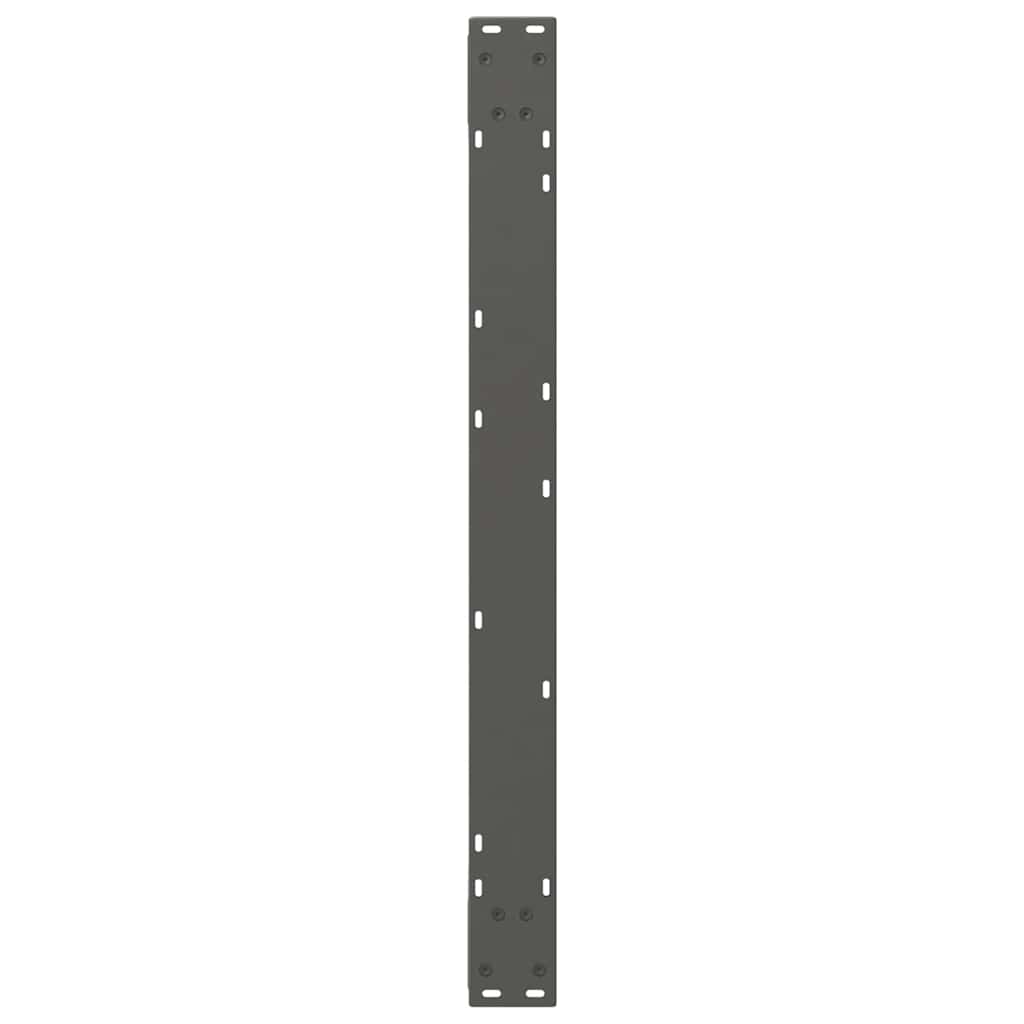vidaXL Esstisch Beine 2 Stück Anthrazit 90x(72-73,3) cm Stahl