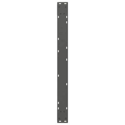vidaXL Esstisch Beine 2 Stück Anthrazit 90x(72-73,3) cm Stahl