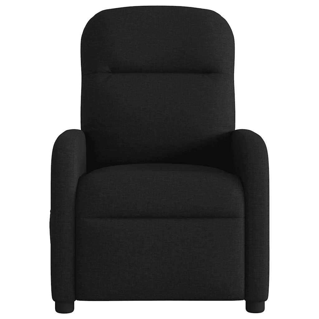 vidaXL Fauteuil de massage électrique Noir Tissu