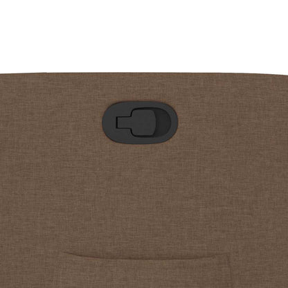 vidaXL Fauteuil relax avec fonction releveur Tissu marron