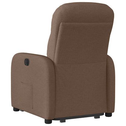 vidaXL Fauteuil relax avec fonction releveur Tissu marron