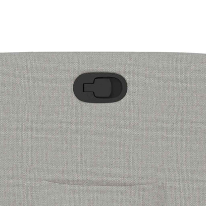 vidaXL Fauteuil relax releveur en tissu gris nuage