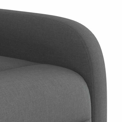 Fauteuil relax électrique inclinable et releveur vidaXL, tissu gris foncé